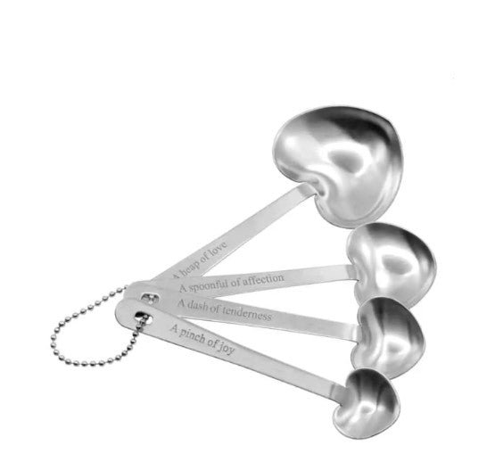 Heart Measuring Spoon Set